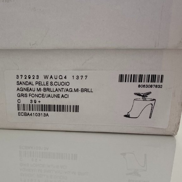 Authentic, never worn Balenciaga soft leather peep toe heels - Picture 6 of 7